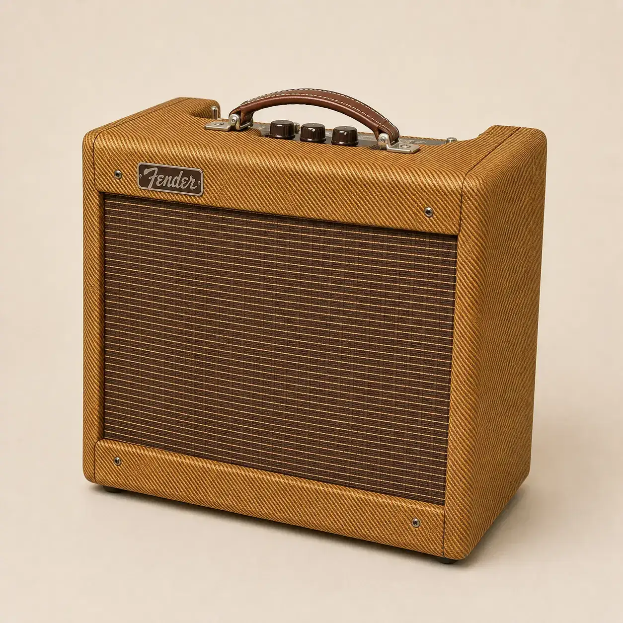 Vintage Fender tweed tube amplifier