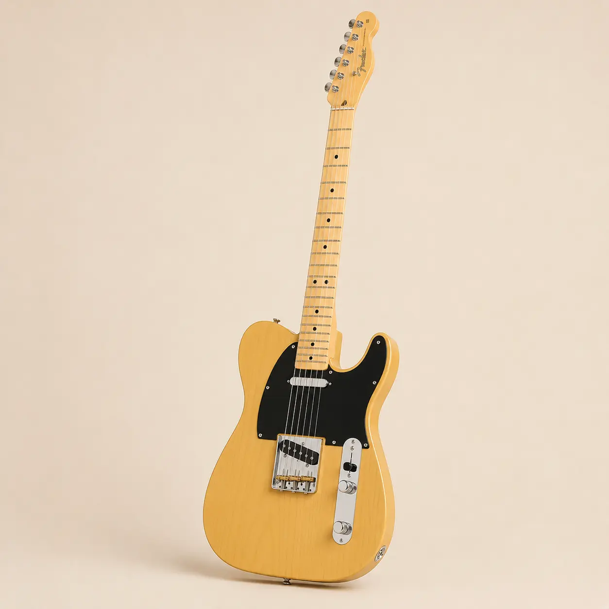 Butterscotch gold Fender Telecaster electric guitar