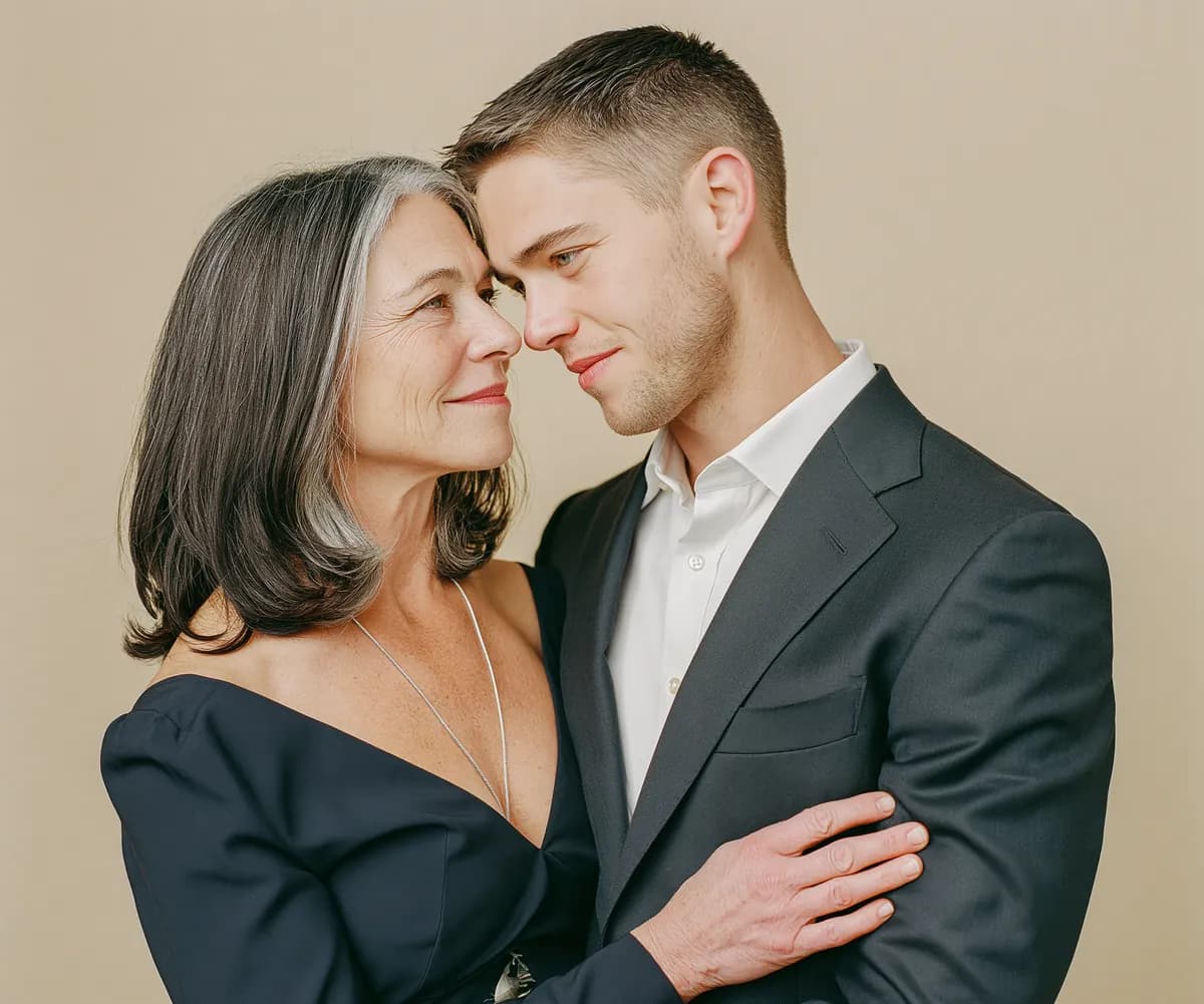 Couple at rehearsal dinner listening to a personalized song together the night before their wedding