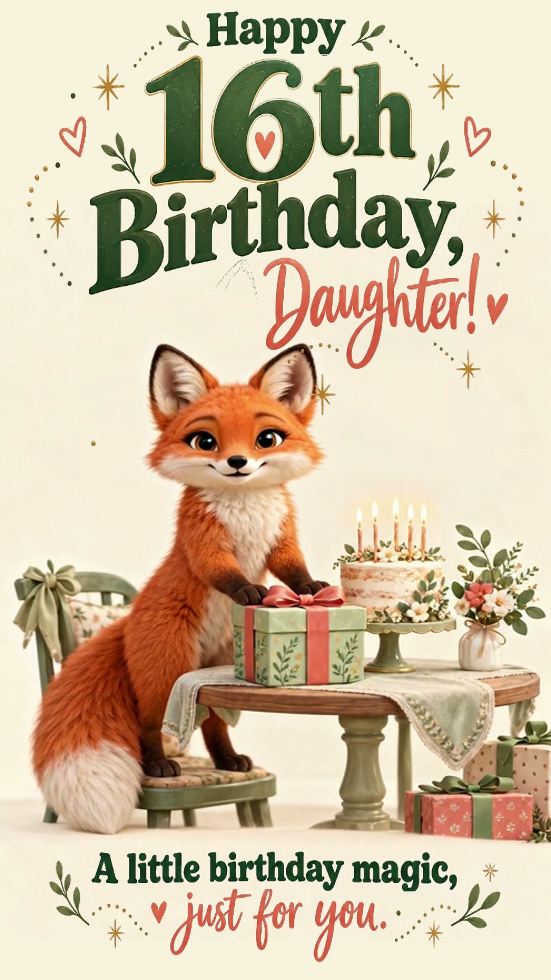 Happy 16th Birthday, Daughter!