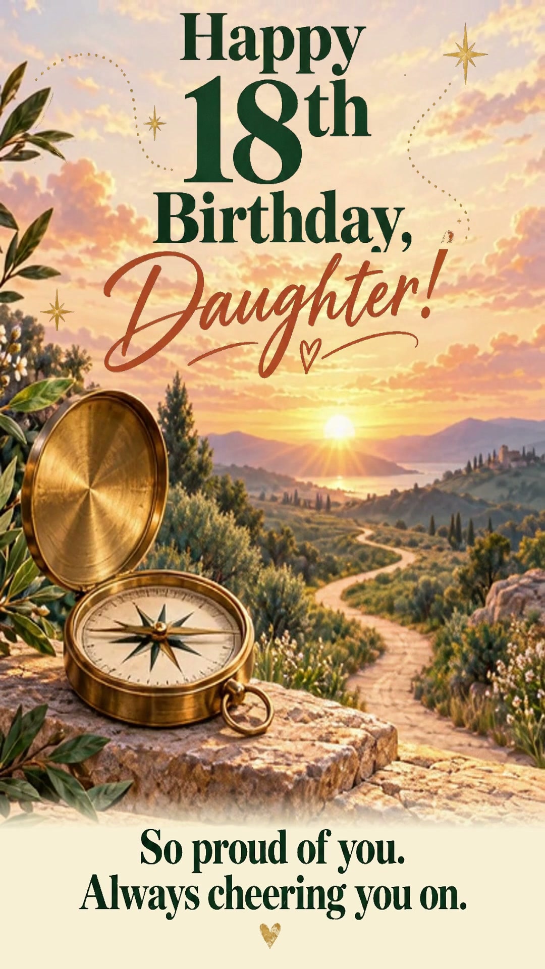 Happy 18th Birthday, Daughter!