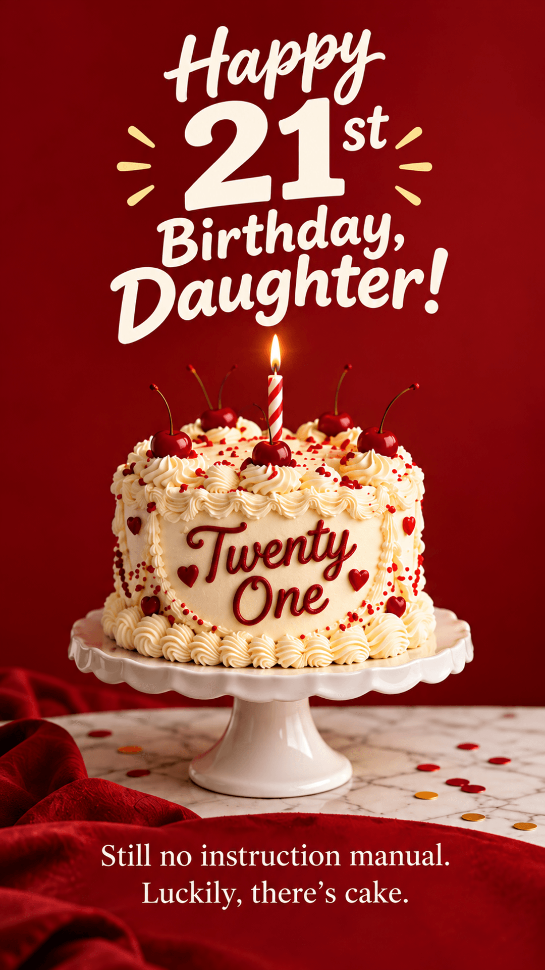 Happy 21st Birthday, Daughter!