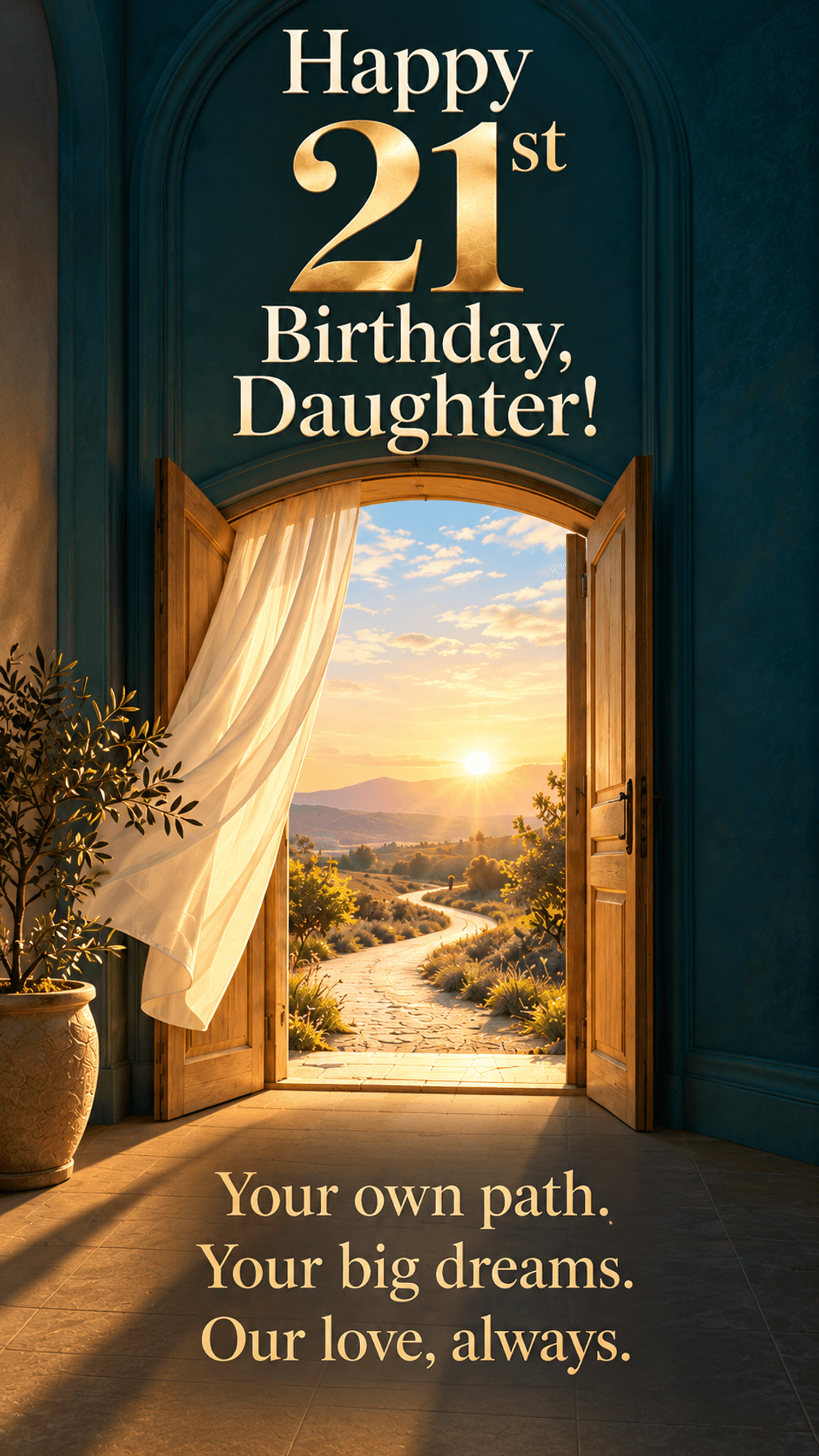 Happy 21st Birthday, Daughter!