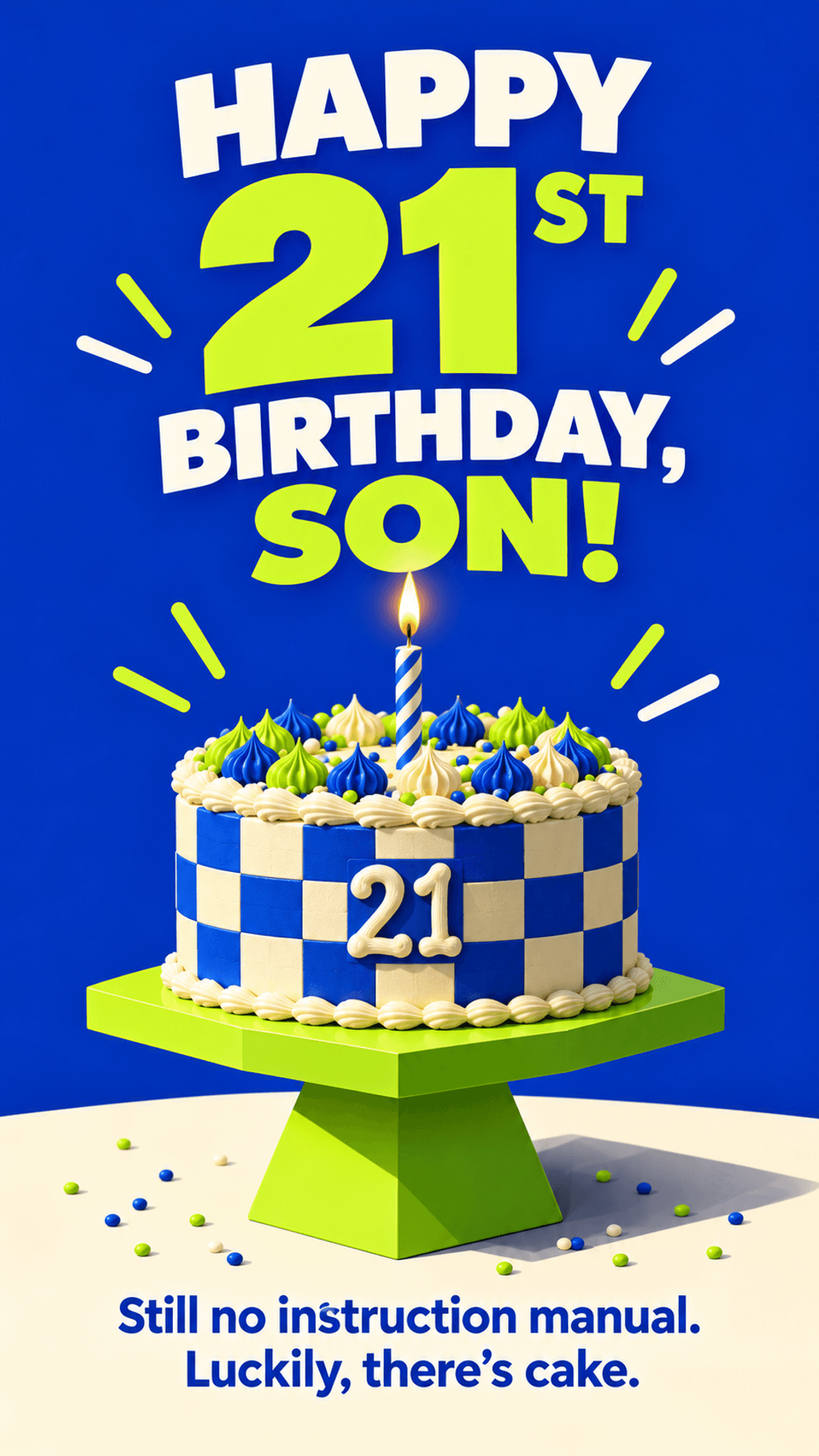Happy 21st Birthday, Son!