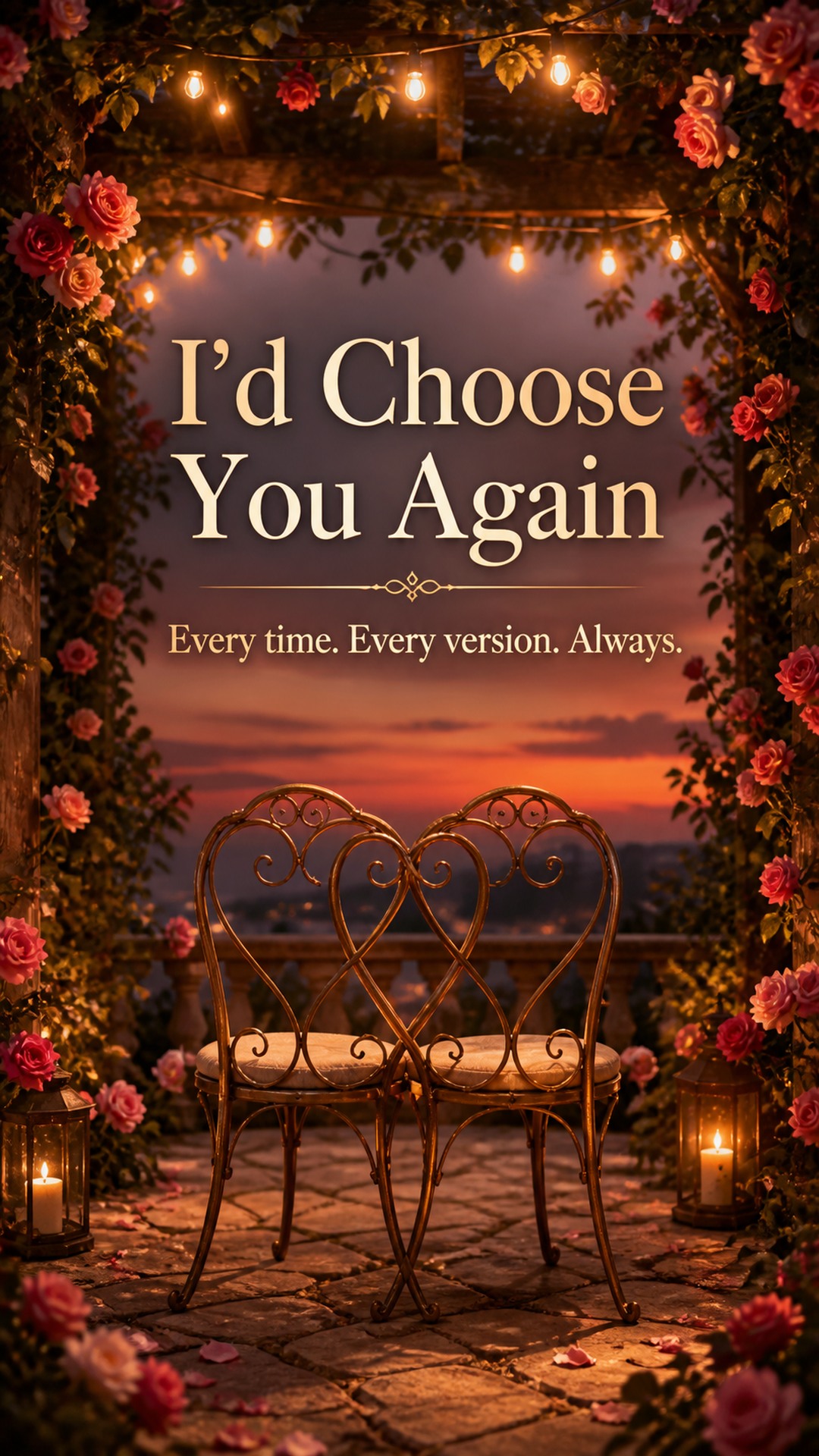I’d Choose You Again — Every time. Every version. Always.