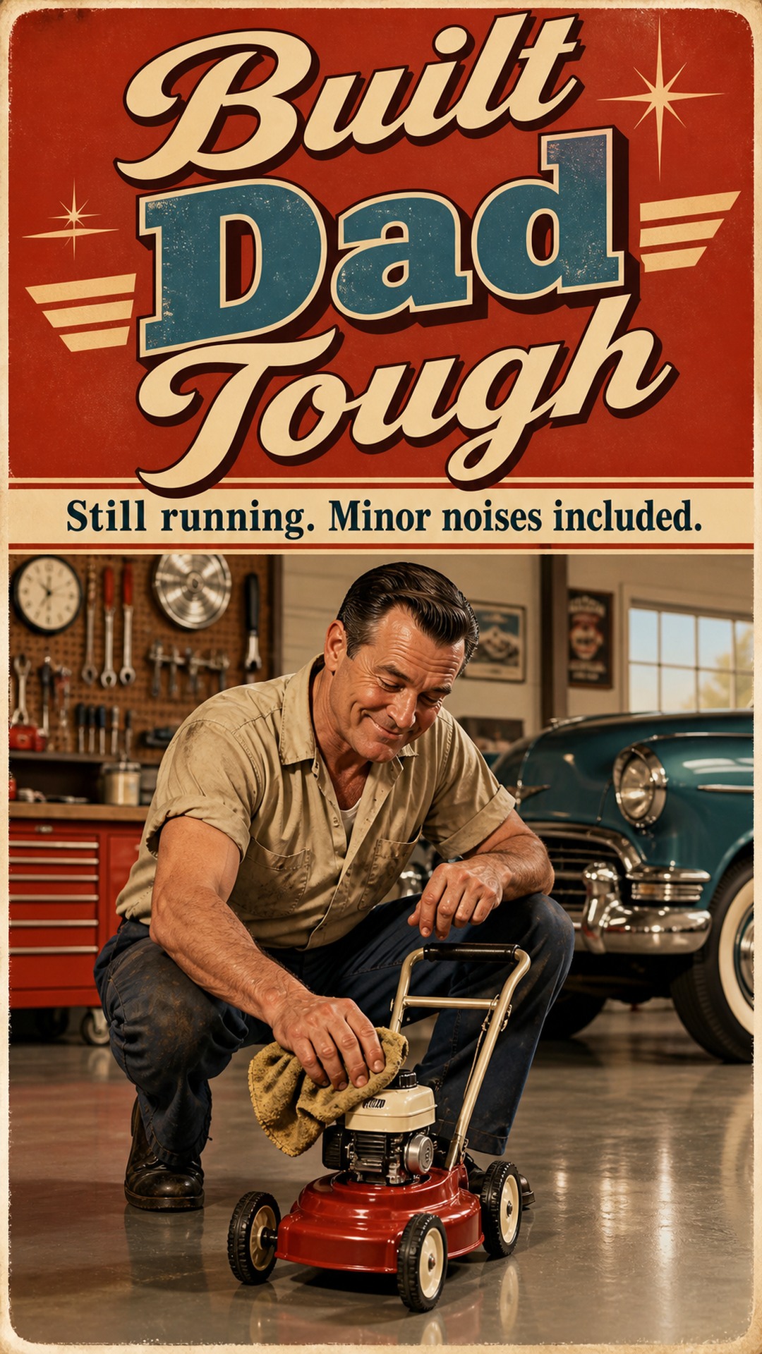 Built Dad Tough — Still running. Minor noises included.