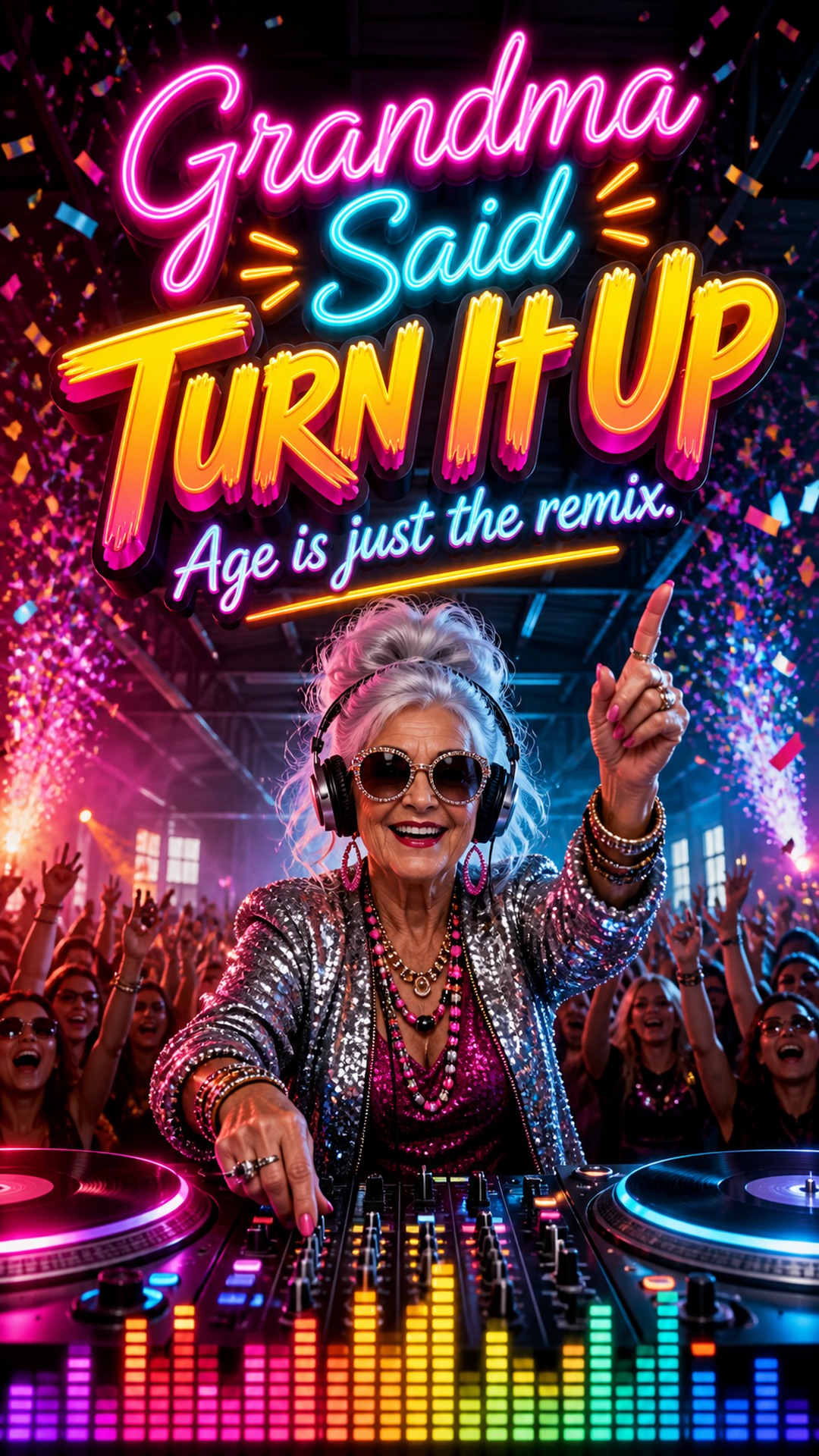 Grandma Said Turn It Up — Age is just the remix.
