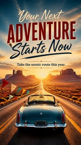 Your Next Adventure Starts Now — Take the scenic route this year.