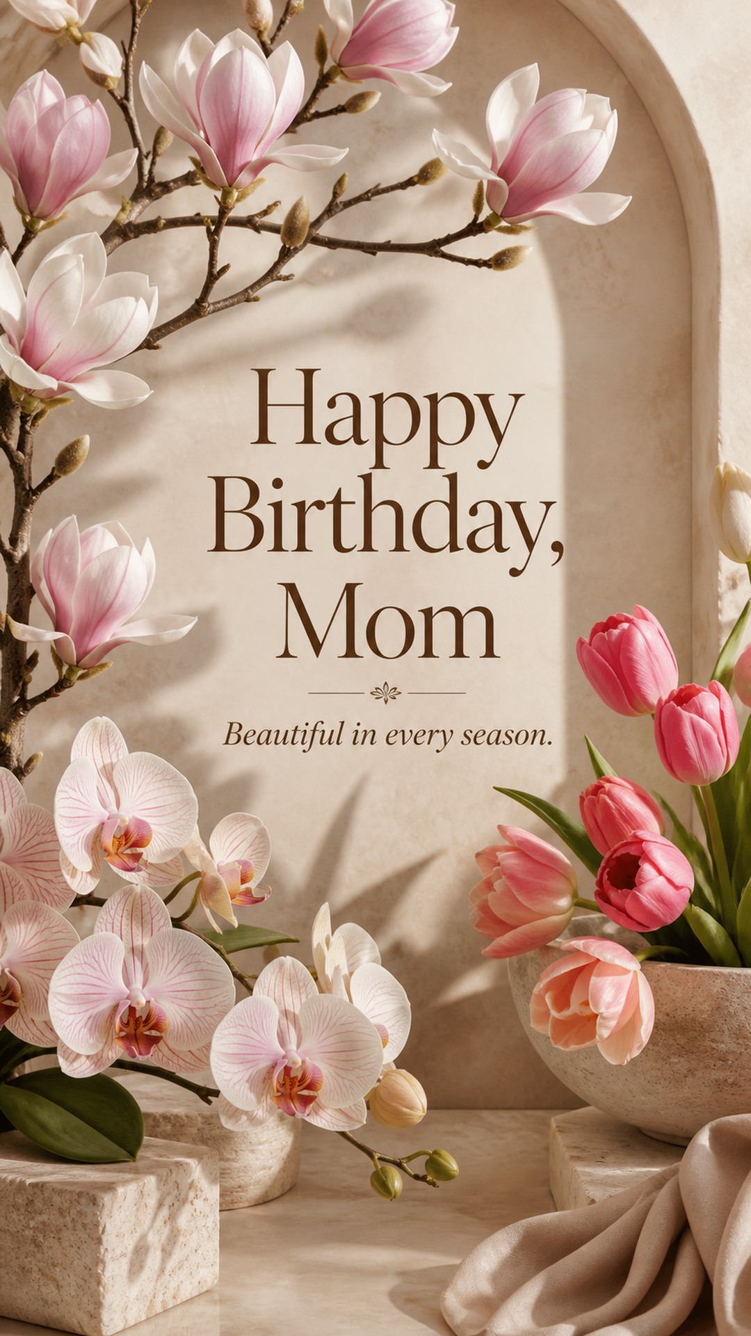 Happy Birthday, Mom — Beautiful in every season.