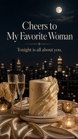 Cheers to My Favorite Woman