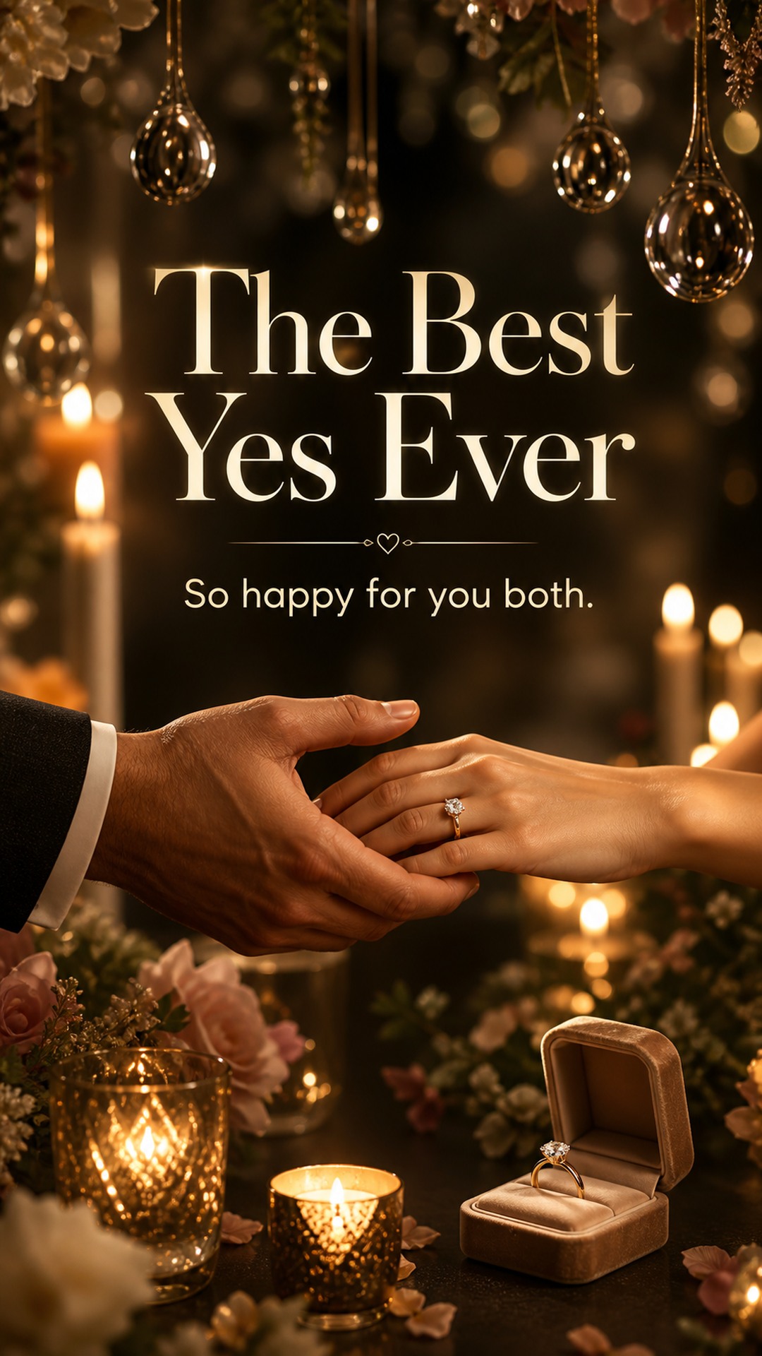 The Best Yes Ever — So happy for you both.
