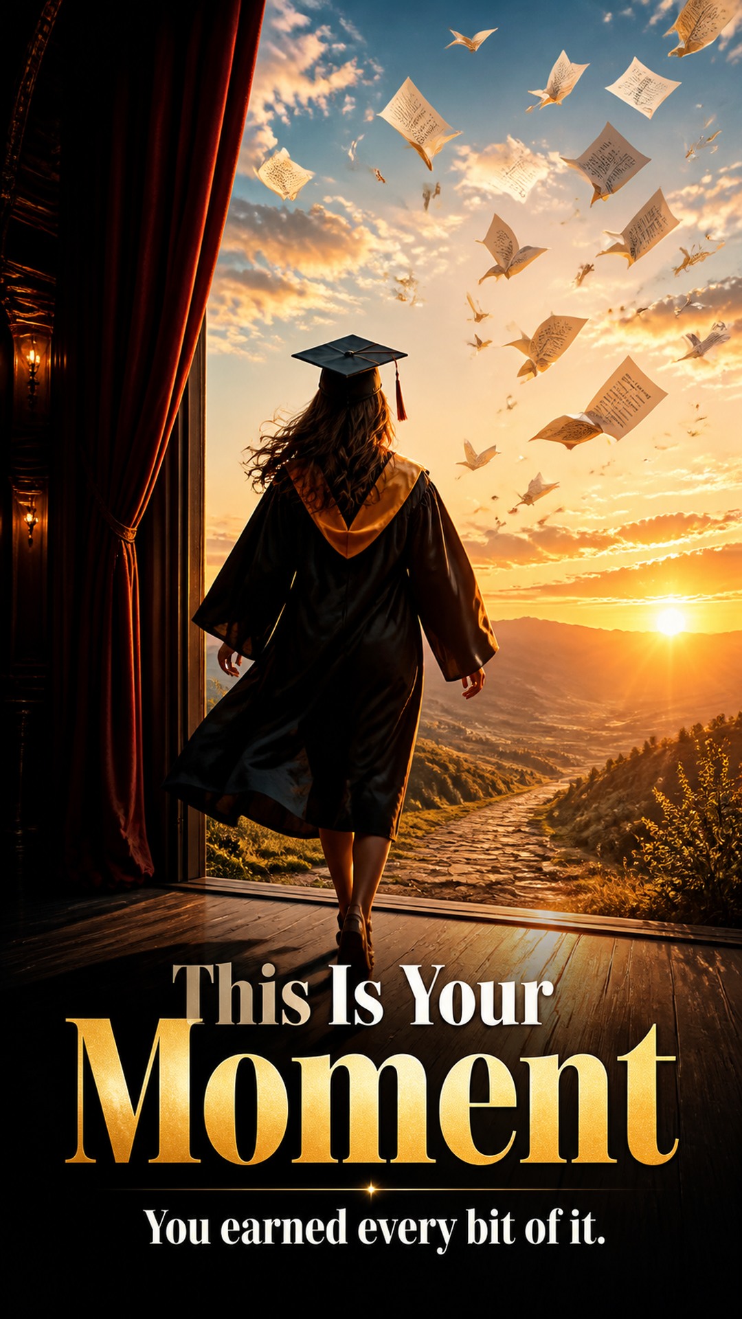 This Is Your Moment — You earned every bit of it.