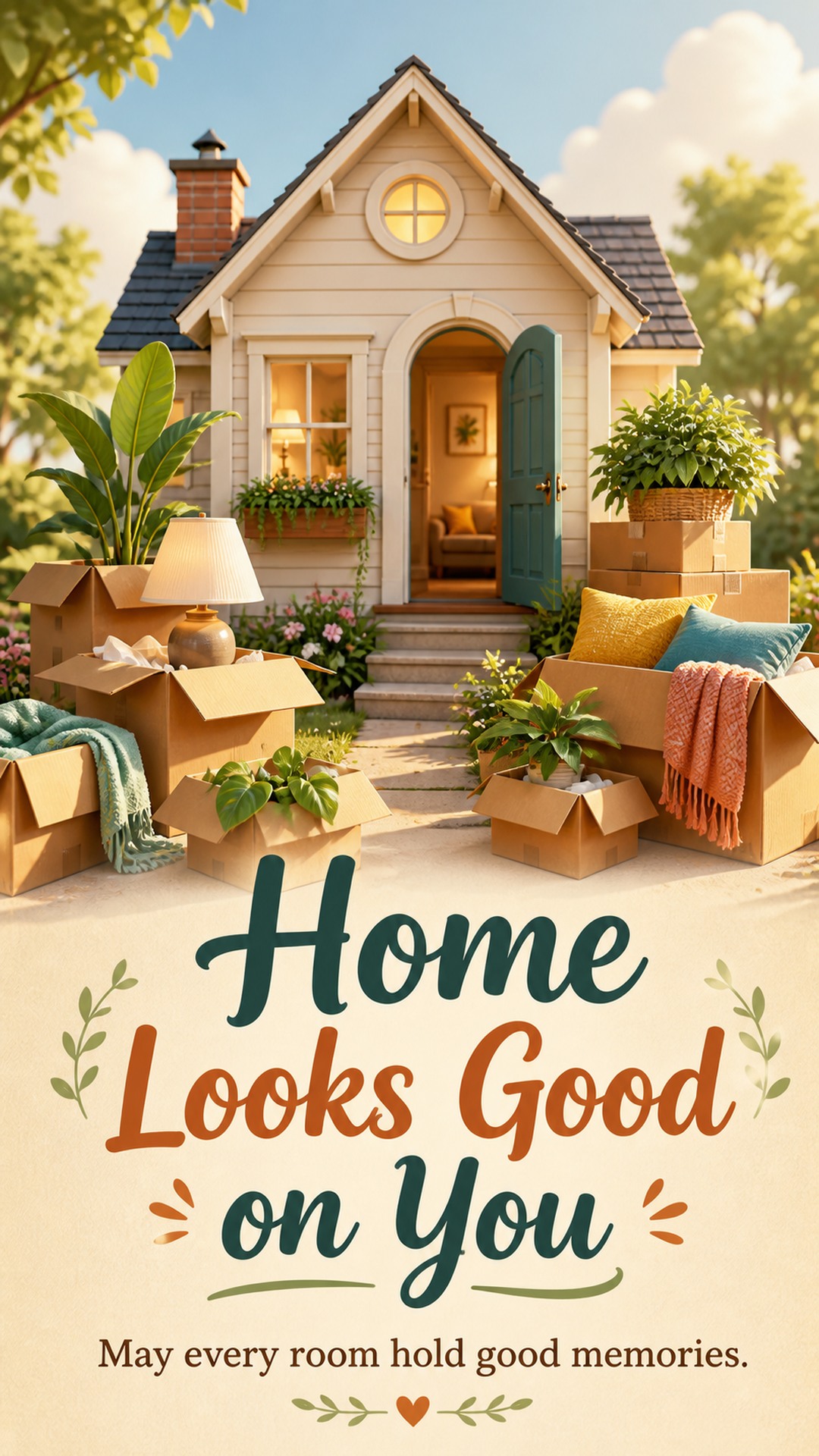 Home Looks Good on You — May every room hold good memories.