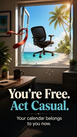 You’re Free. Act Casual.