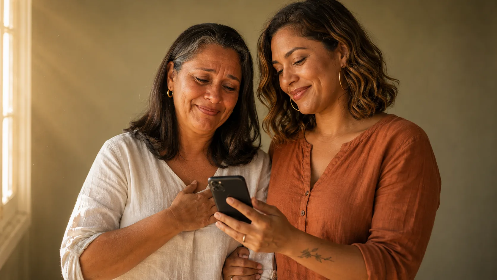 Família brasileira recebendo uma homenagem musical — ReadyMuse